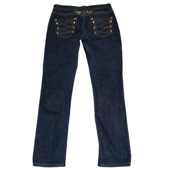 COOGI Denim - Coogi Jeans Size 7/8 with Military Details on Back Pockets Size 8